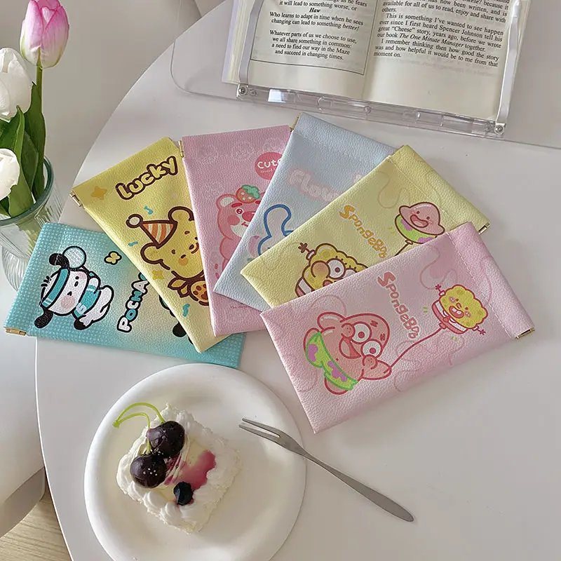 

SpongeBob SquarePants Shrapnel Glasses Bag Anti-Stress Portable Glasses Storage Case Protective Case Automatically Closes