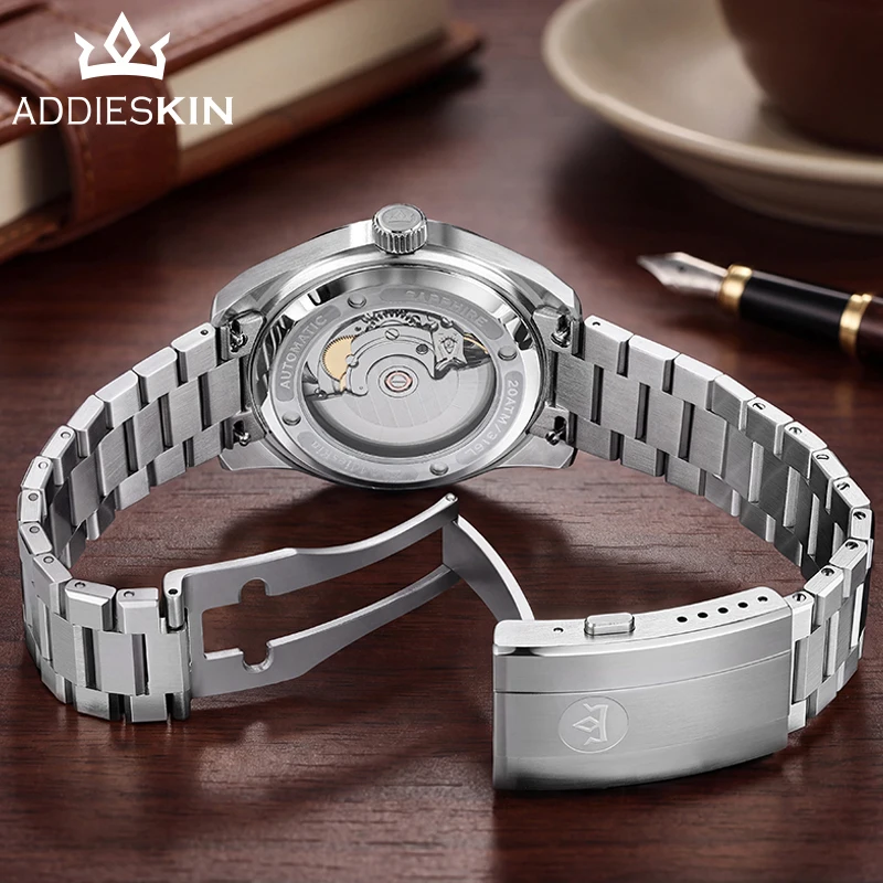 ADDIESKIN HOT SALE Men's Watch ST2130 Mechanical 200m Waterproof Sapphire Scratch-Resistant 316L Stainless Steel Luxury Watch