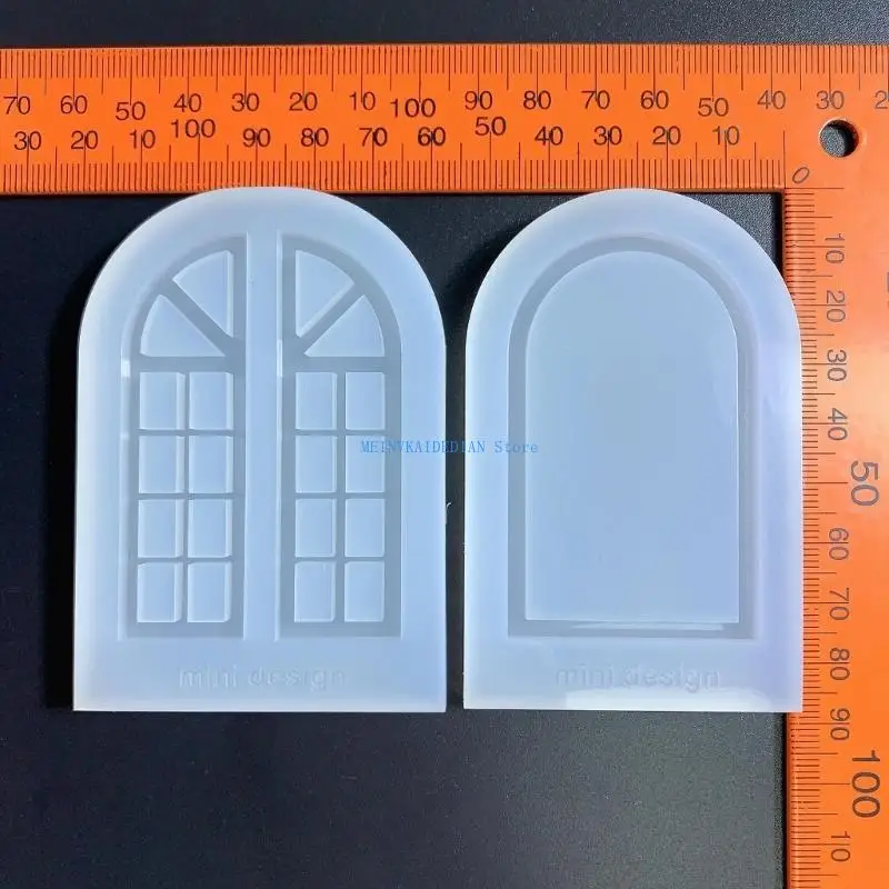 

C1FE Photo Frame Silicone Mold Resin Decorative Craft Mold Window Frame Resin Mold