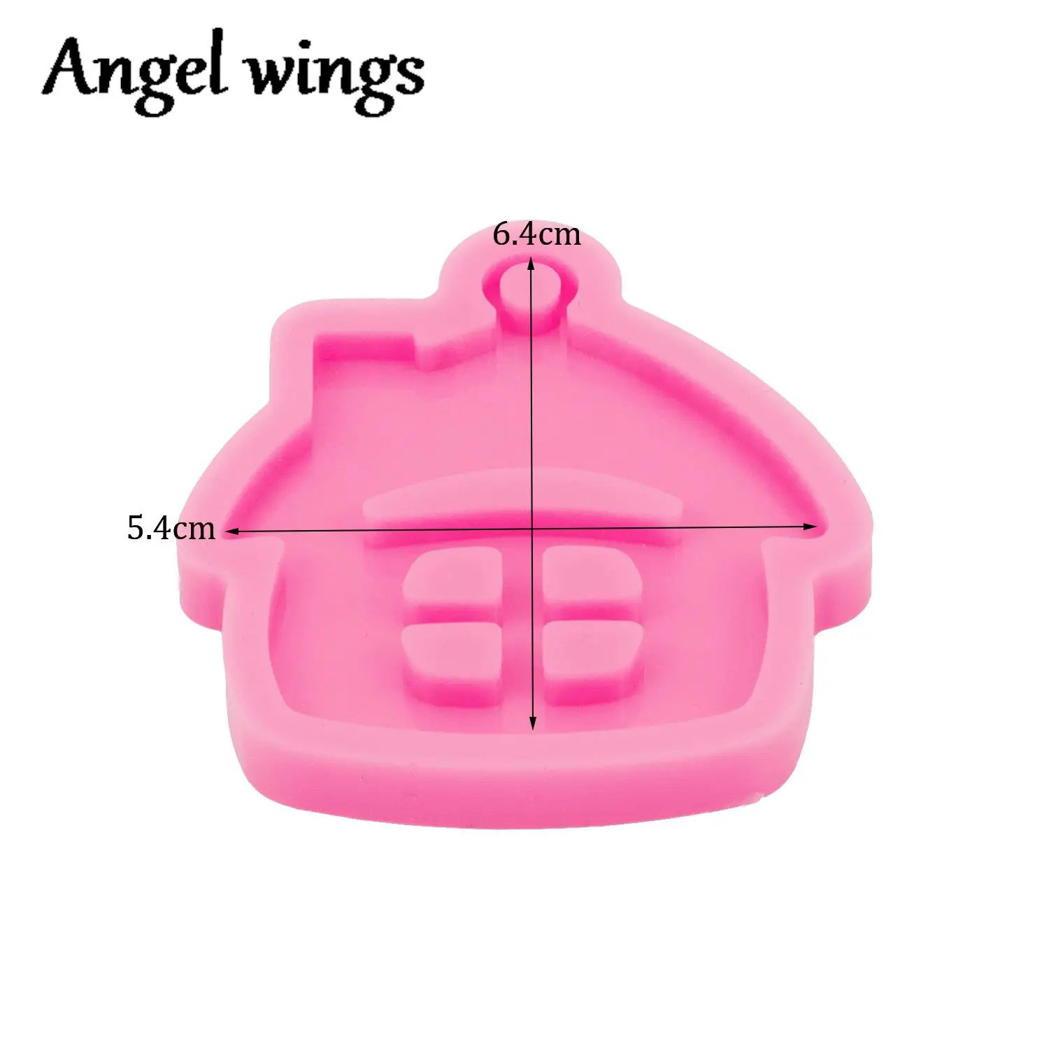 DY1099 Lock with Key Silicone Mold, Santa Claus Christmas House Resin Keychains Molds Crafts Epoxy,  Angel Boy Chocolate Moulds