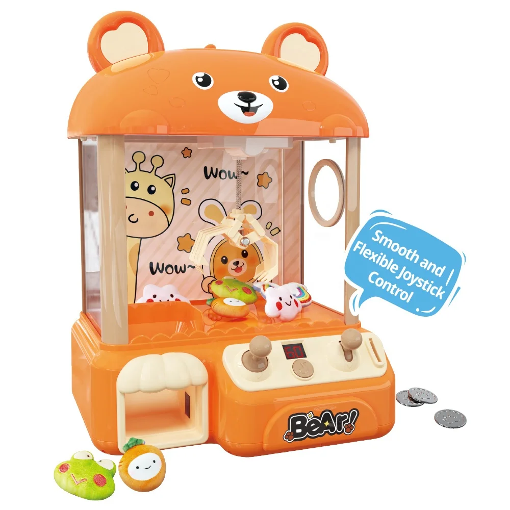 

Indoor Electronic Coin Operated Play Games Doll Catching Machine Mini Super Crane Claw Machine Toy for Kids