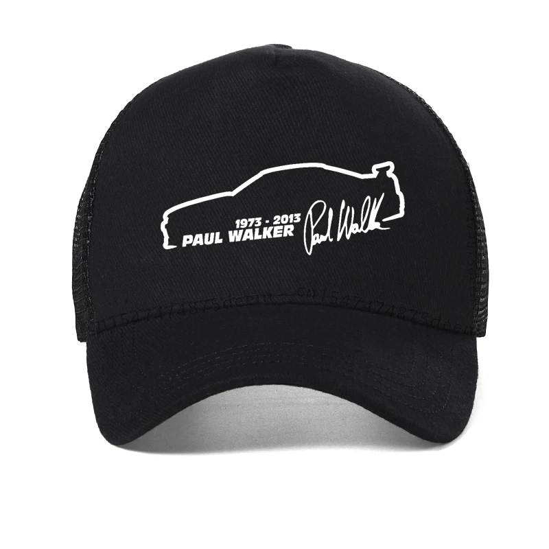 Paul Walker Fast And Furious Fashion Unisex Baseball Cap Summer Mesh Breathable Trucker hats men racing Snapback hats view 3