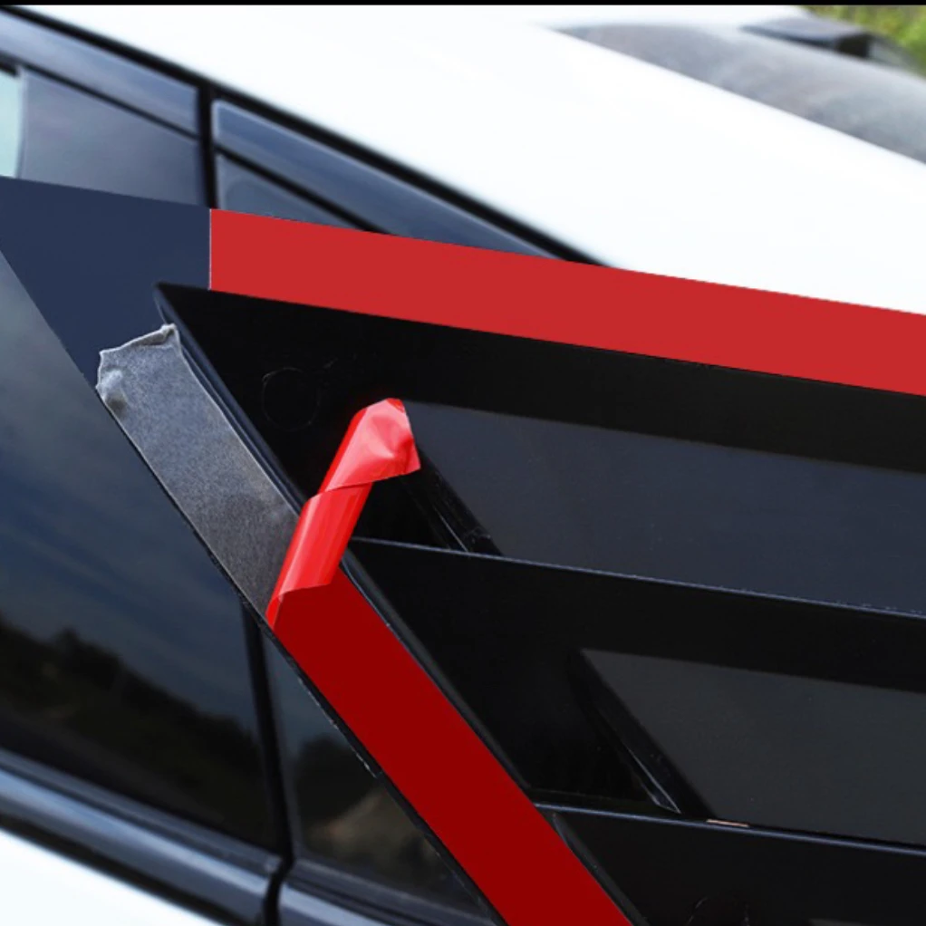 

Carbon Fiber Car Rear Louver Window Side Shutter Cover For Chevrolet Malibu 2016-2021 Trim Sticker Vent Scoop ABS Accessories