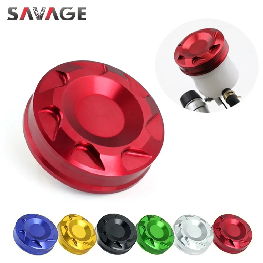 Front Brake Cylinder Reservoir Cap For KAWASAKI ZX6R ZX10R ZX14R NINJA 1000 Z1000SX Motorcycle Accessories CNC Oil Fluid Cover