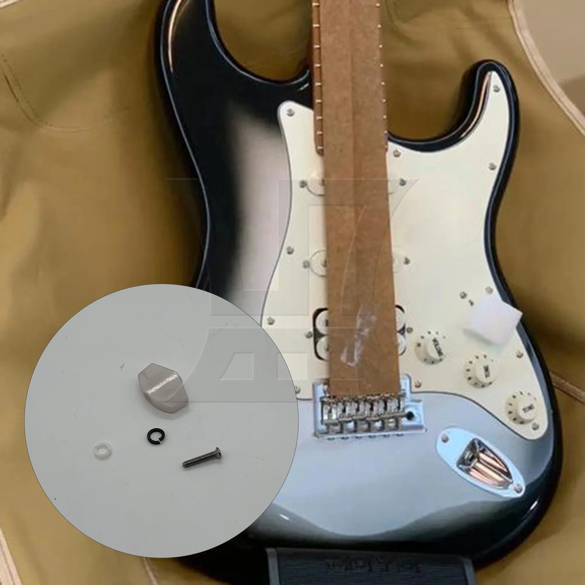 

Yibuy 1pc Square Tuning Handle White Winder