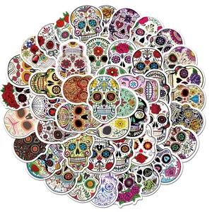 Graffiti Children's Toy Sticker, 50pcs, DIY, DIY, DIY, Skate, Laptop, Baggage, Car, Anime 6 Main Mexican Skull Sales - №1