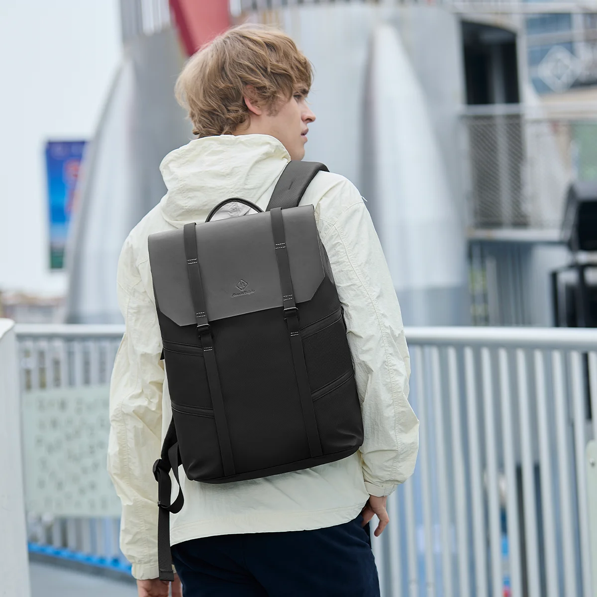 Heroic Knight Waterproof Backpack Fashion Men Flap 15.6\