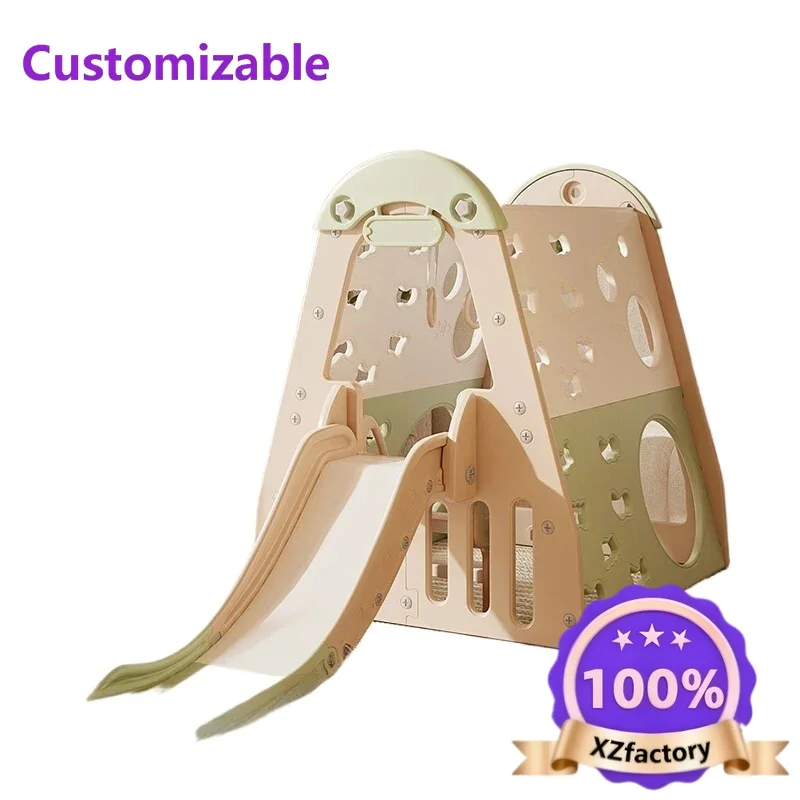 Climbing frame Children's indoor slide  swing combination toy Household small playground equipment