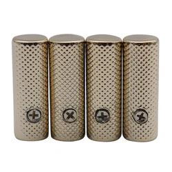 Luxury Metal Tips 20*7MM 4pcs Sneaker Rope Premium Heads Elegent Golden String Aglets Cordon Cylindrical Ends Bottes Femelles