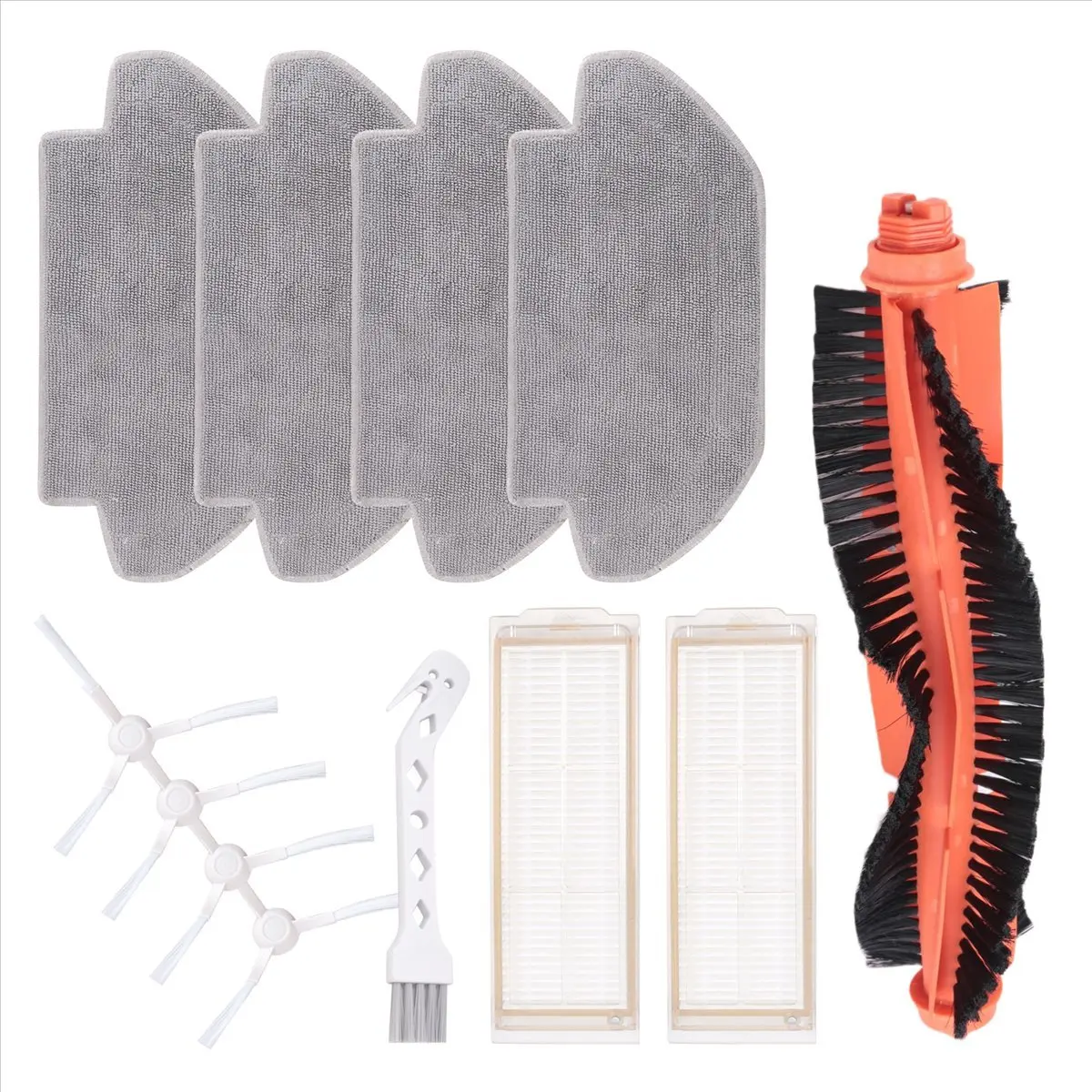 A31I لـ Xiaomi Mi Robot Vacuum Mop 2S / Mop Pro/Mop P/Robot Vacuum S12/S10 EU/STYJ02YM فرشاة جانبية رئيسية فلتر Hepa ممسحة قماش