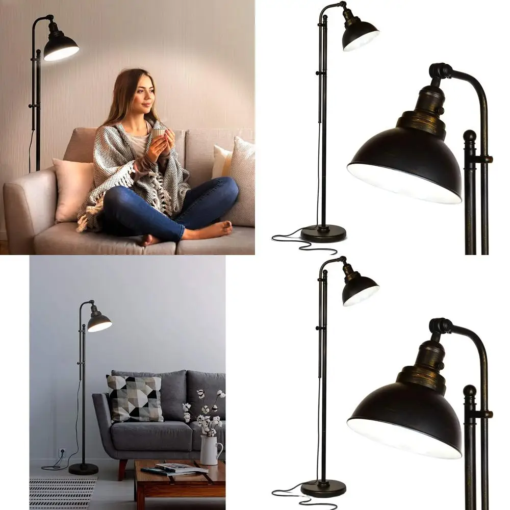 

Modern LED Floor Lamp for Living Rooms and Offices, Adjustable for Reading and Bedroom, Elegant Decor