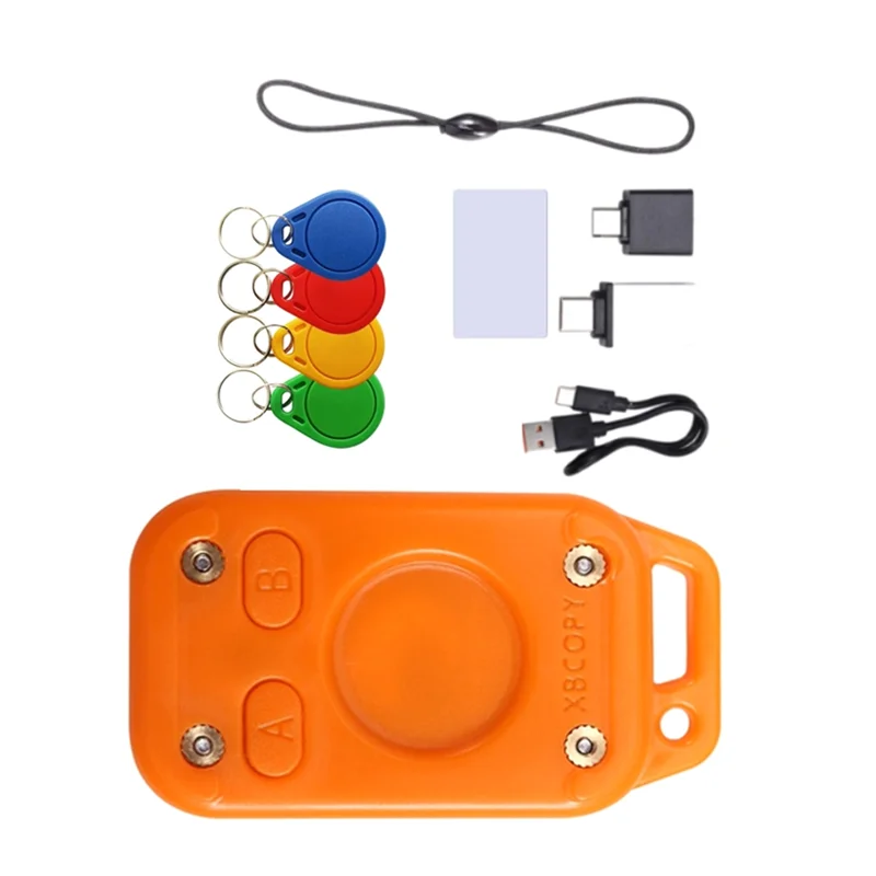 

B04C-Restart Chameleon V2.0 125 кГц 13,56 МГц RFID-эмулятор считыватель 4CUID брелок + 1UID белая карта Chameleon Ultra Дубликатор