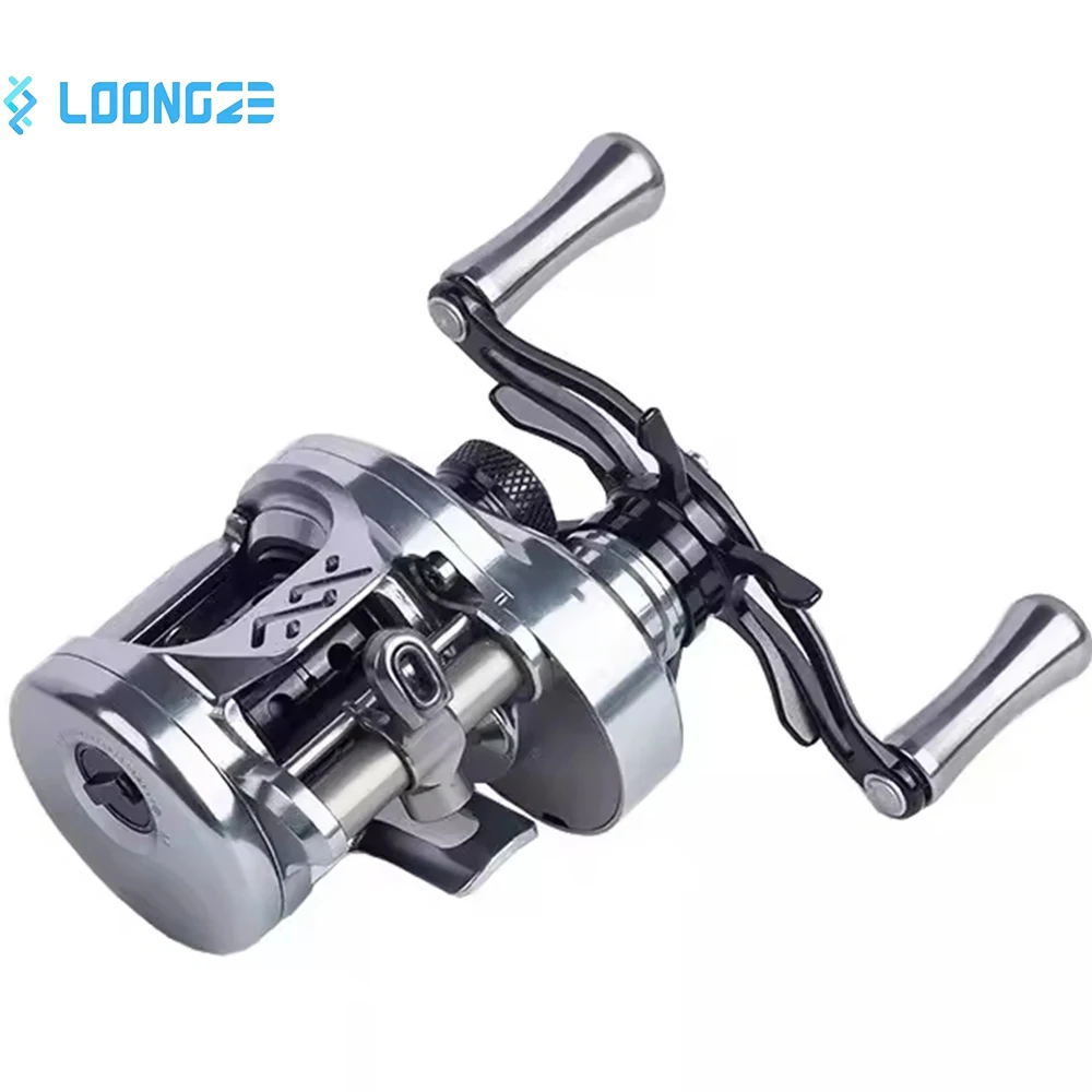 

Рыболовная катушка LOONGZE B50/51DBC-1 Airlite Baitcasting Reel Super Light BFS, цельнометаллическая, с электромагнитной тормозной системой