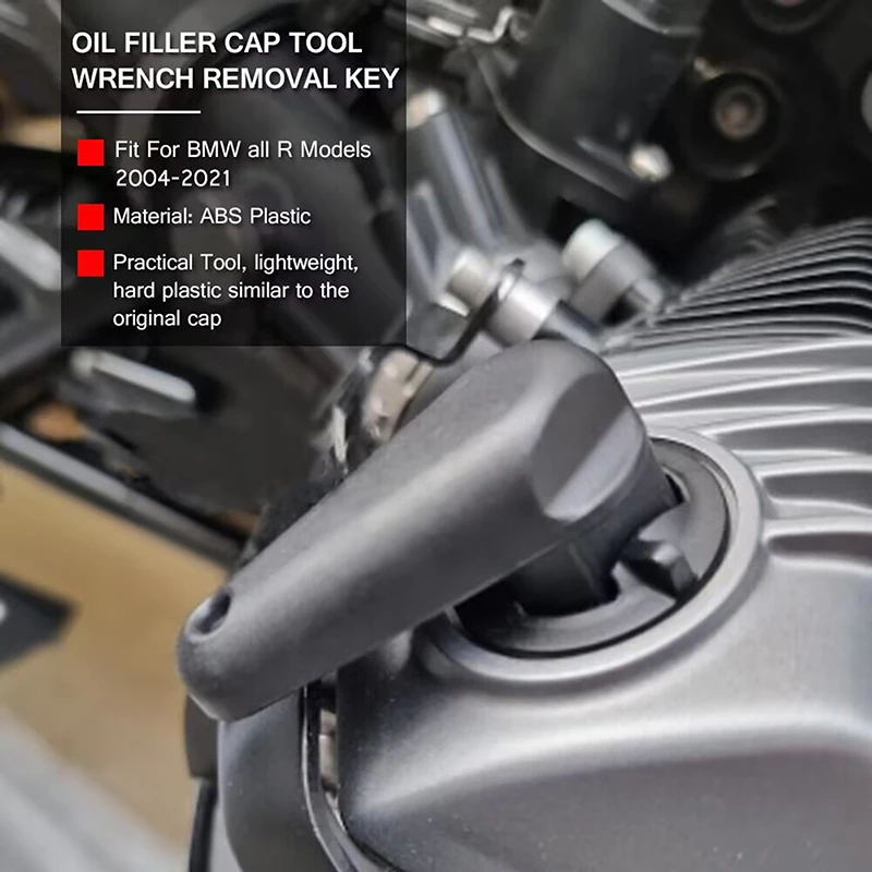 1 Piece Wrench Removal Key Tool Moto Engine Oil Filler Cap For  R1250GS R1200GS LC ADV R1200R R 1200 GS R1250 RT/R R1200S ST