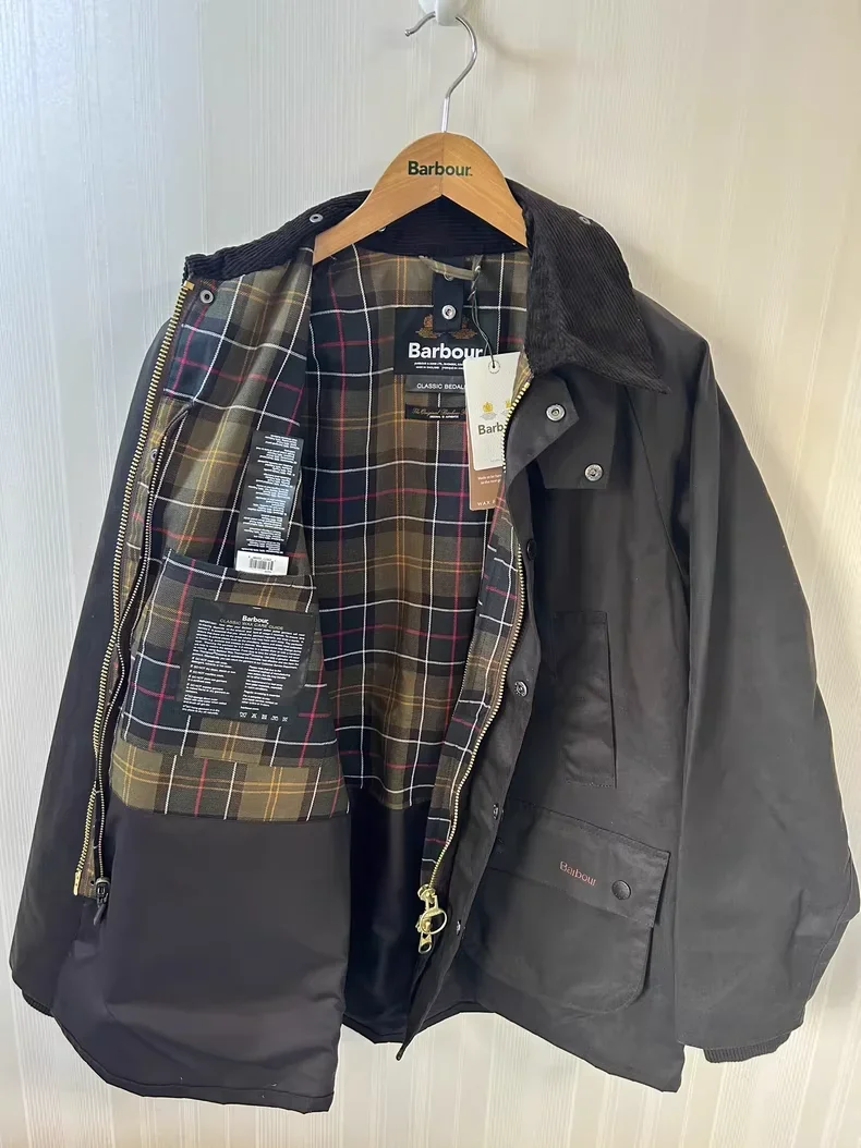 

Вощеная куртка Bar Bedale Olive Green