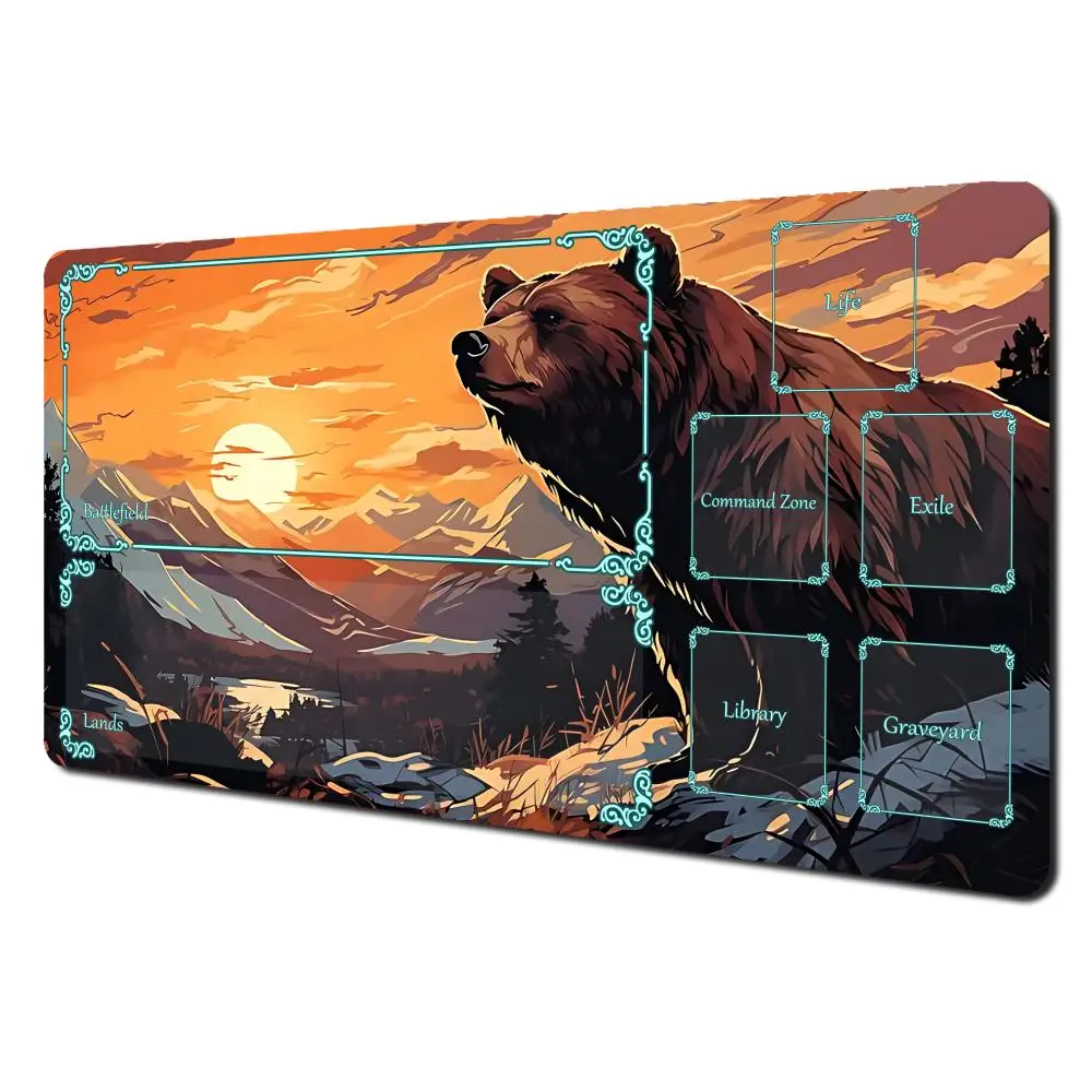 

Animal Mouse Pad Play mat for MTG DTCG CCG RPG Trading Card Inked Game Playmat Smooth Rubber Surface Battle Game table mats