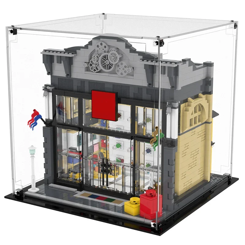 

2124 шт. 910009-1Modular LG Store Модульная модель здания Moc Строительные блоки Архитектурная коллекция Серия Подарок на день рождения