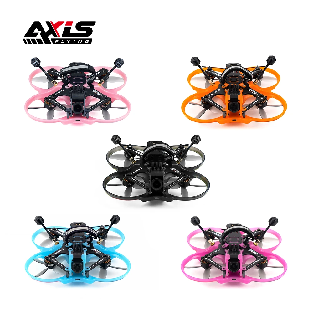 مجموعة الطائرة بدون طيار Axisflying C35 V3 FPV 04 Lite /04 pro، جهاز استقبال ELRS915/ELRS 2.4G/TBS مع نظام تحديد المواقع (يرجى ملاحظة إطار اللون)