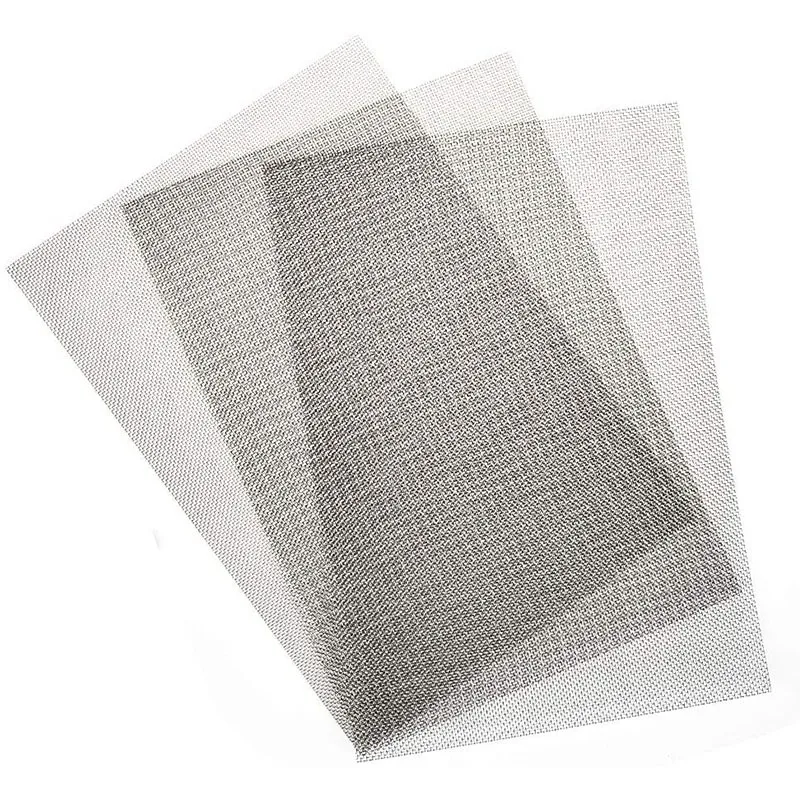 Stainless Steel Woven Wire Mesh Screen Air Vent Mesh  Multiple Uses for Home and Garden BBQ Wire Mesh Screen