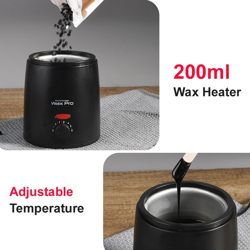 Wax Heater Machine for Hair Removal Wax Beans Warmer Depilatory Wax-melting Pot Depilation Epilator Heater Body Hair Remove