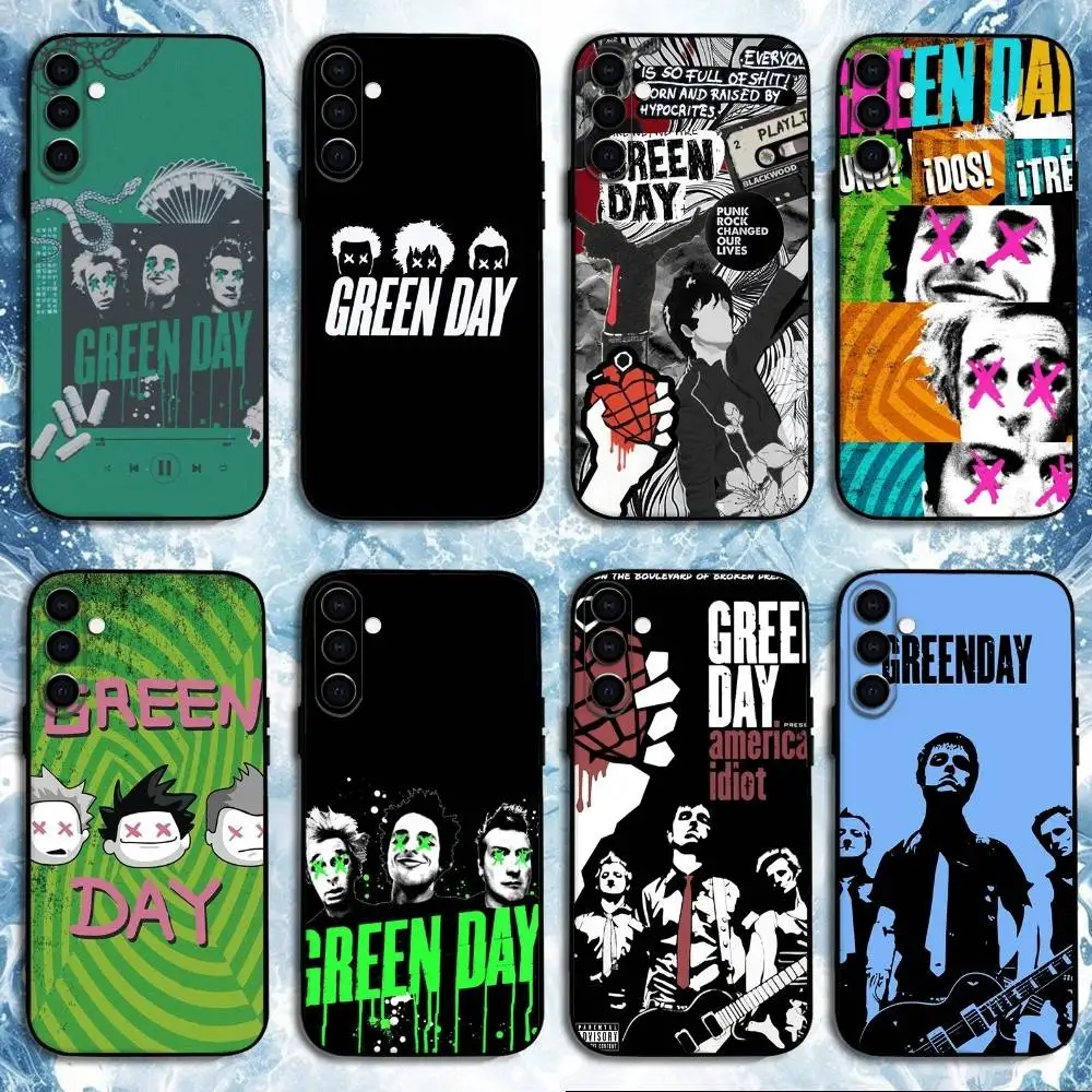 

Green Day Phone Case For Samsung Galaxy A73,A72,A71,A70,A53,A52,A51,Others Soft Black Shell