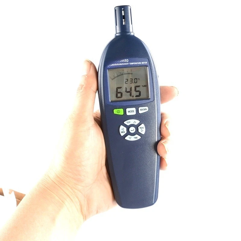 Hygrometer TES-1260 Environmental Digital Dew Point Wet Bulb Temperature and Humidity Test Instrument
