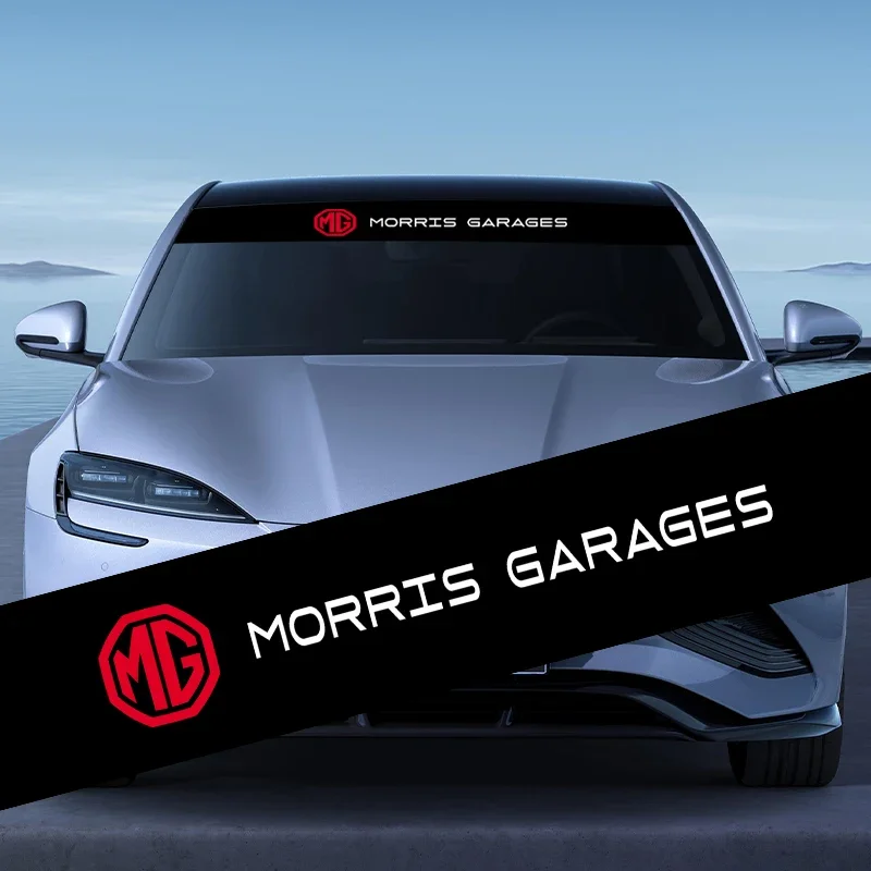 MG Car Window Banner Sun Protection Decal For MG6 ZS MG3 MG7 GT HS Hector MG5 MG4 EV Front Rear Glass Styling Accessory