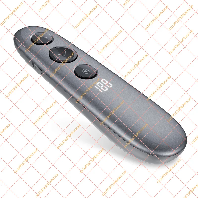 H100 Wireless Presenter Remote with Air Mouse and Digital Spotlight PPT Pointer for Meeting Teaching