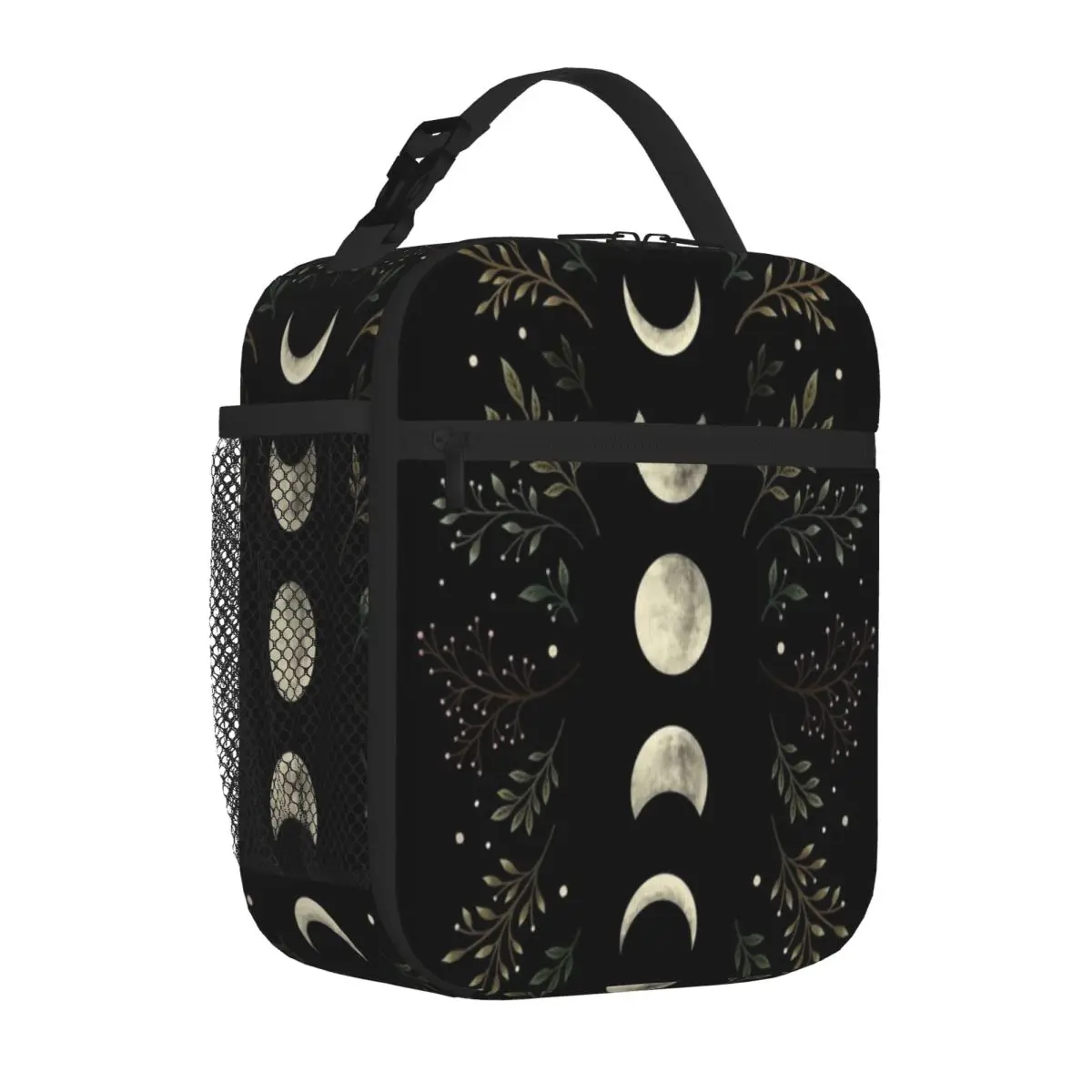 Hot Sale Moonlit Garden-Olive Green Cute Thermal Tote Daily Commuting Student Lunch Bag