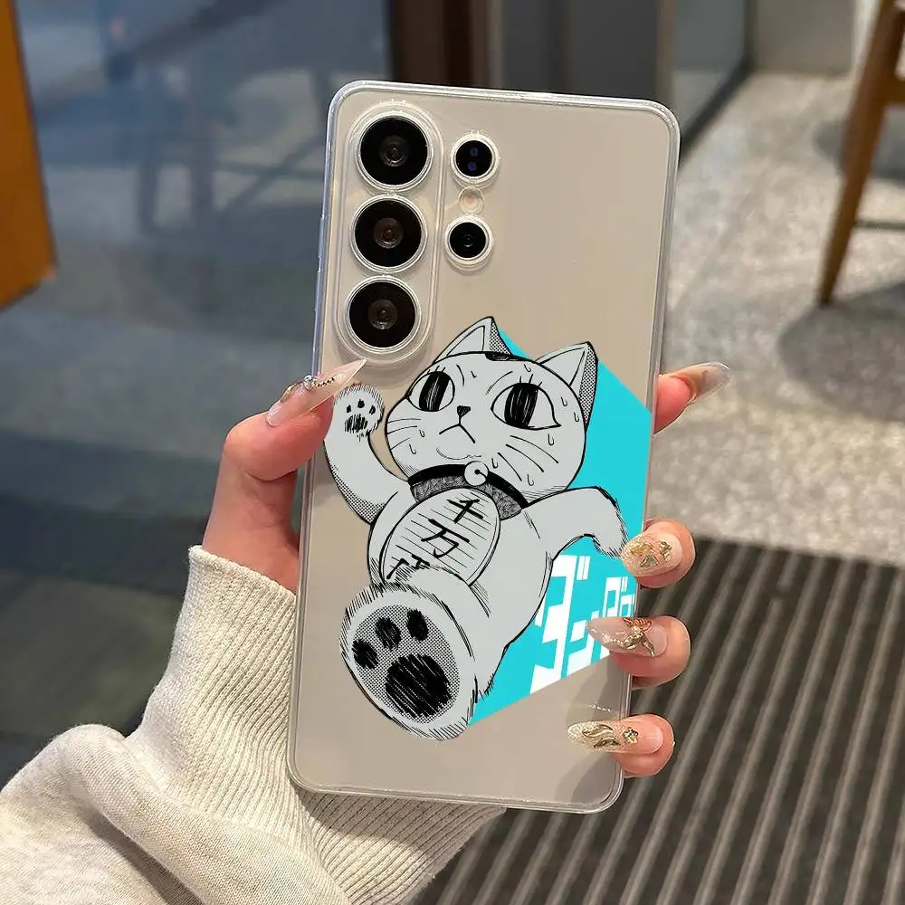 Dandadan Anime Hot New Phone Case For Samsung S25,S24,S21,S22,S23,S30,Ultra,S20,Plus,Fe,Note,10,9,5G Transparent
