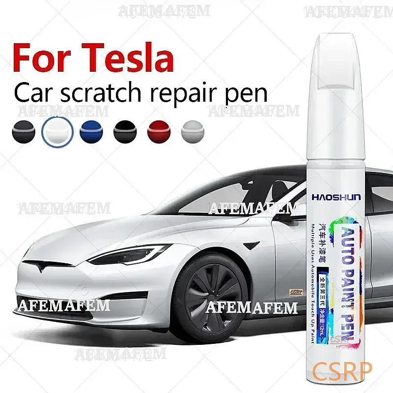 Car Paint repair pen Car touch up pen Black white wheel paint repair agent Paint repair For 2012-2025 Tesla Model 3 Y X S