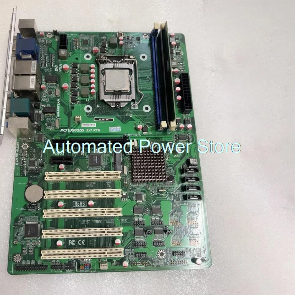 NLH61-6C REV 1.0 LGA 1155 Dual Port Motherboard 100% Tested Fast Ship Perfect Work