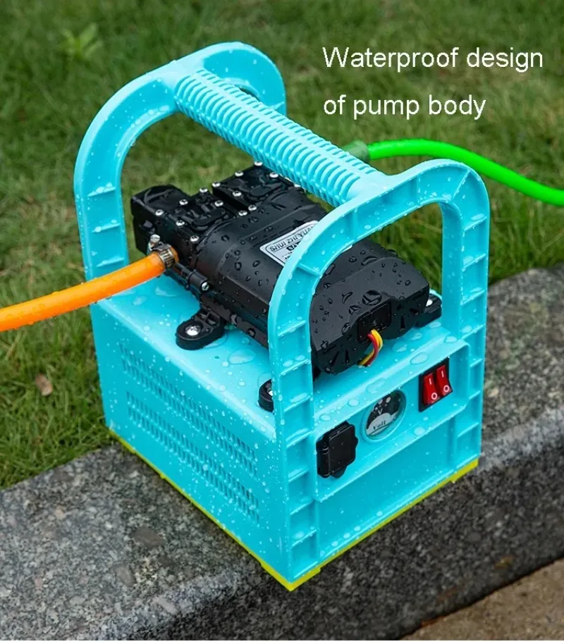 12V 220V High Pressure Electric Water Pump Sprayer Pumps Agricultural Rechargeable Spraying Car Wash Pump