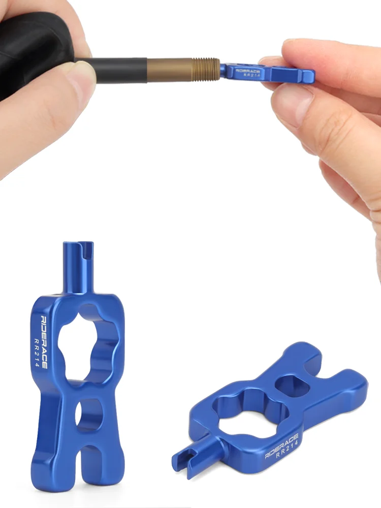 AliExpress riderace Bicycle Valve Wrench 4 In 1 Multifunction Aluminum Alloy Bike Valve Core Wrench Schrader/Presta
