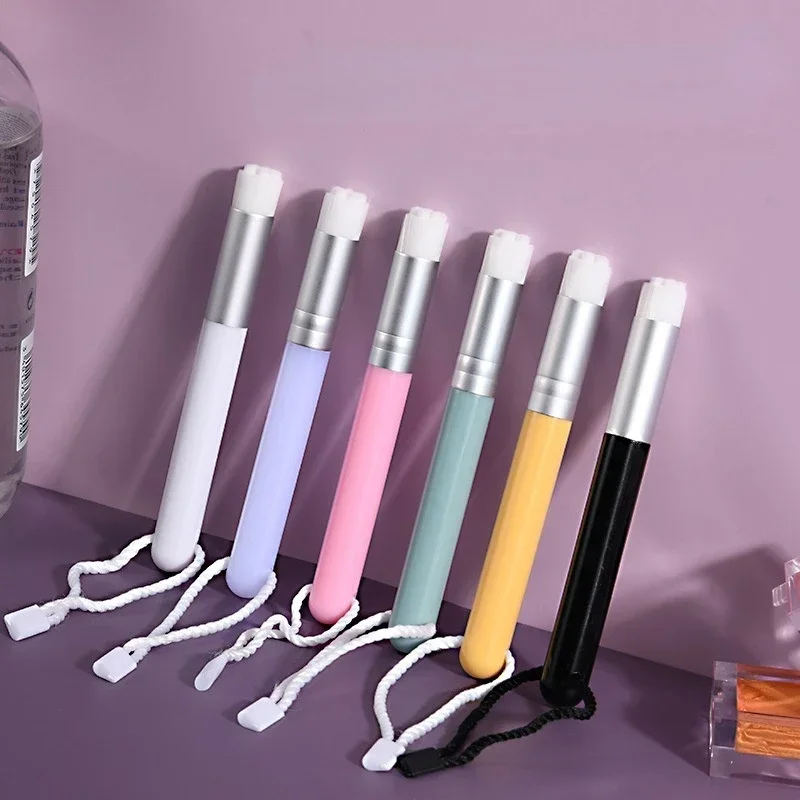 Cosmetic Brushes, Peel Off Blackhead Remover, Face Cleansing, Eyelash Cleanser Brushes, Lash Shampoo Brushes for Eyelash Extensi