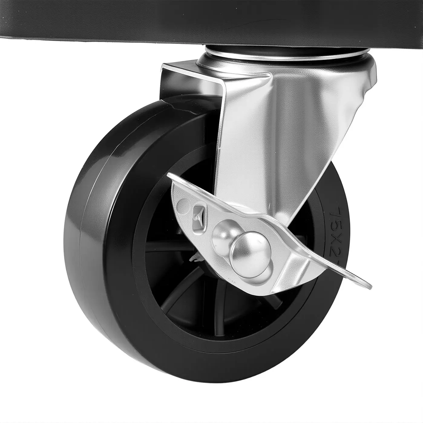 Rolling Shop Stool, Pneumatic Garage Seat/Work with 300 lbs Capacity, Adjustable Height Roller Creeper, 360° Swivel Padded