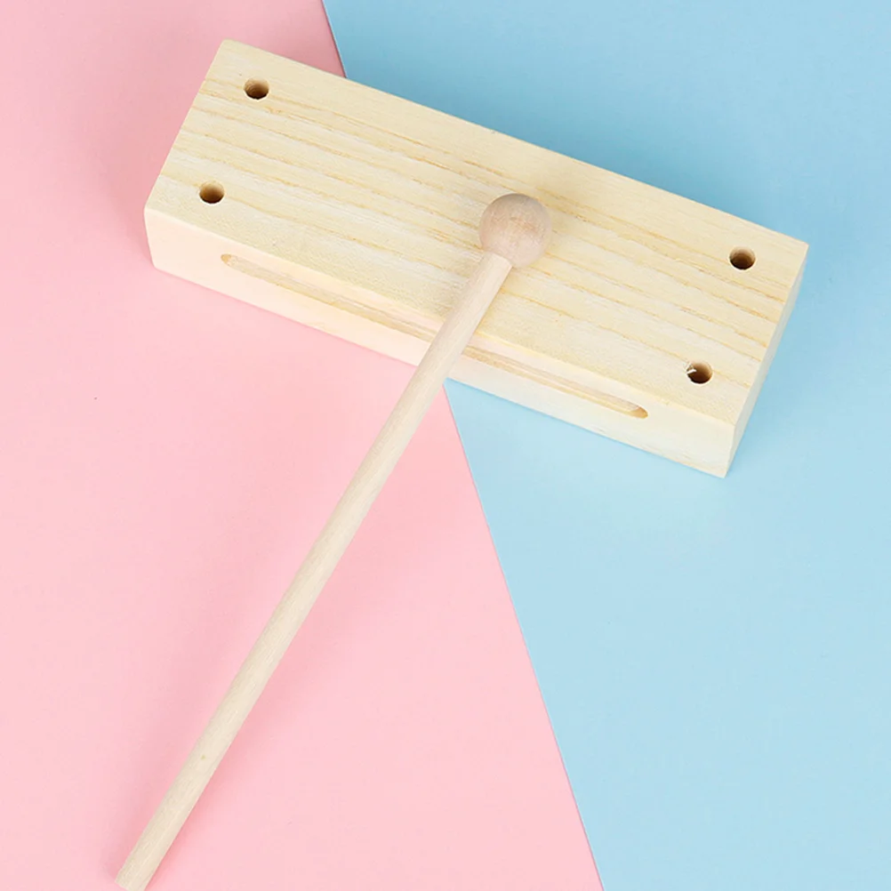 

Wooden Clapper Rhythm Instrument Square Block Kids Sticks Percussion Musical Instruments for Adults Wood Block H Accessories