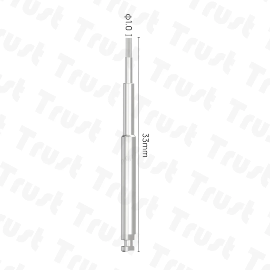 Dental Fixture Thread Cleaning Brush Titanium 1.0 High Quality Surface Maintenance Debridement Tool Effective Dental Hygiene