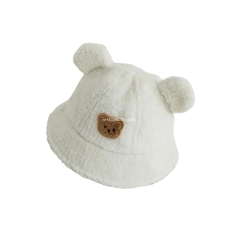 Warm and Soft Baby Basin Caps for Boys Girls Age 3-8 Year Fall Winter Bucket Hat Dropship