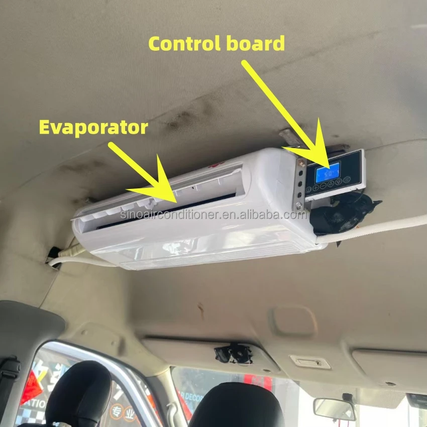 العالمي الكهربائية تيار مستمر 24 فولت التيار المتناوب وقوف السيارات برودة 12 فولت Rv تكييف الهواء 12 فولت مكيف الهواء للتخييم