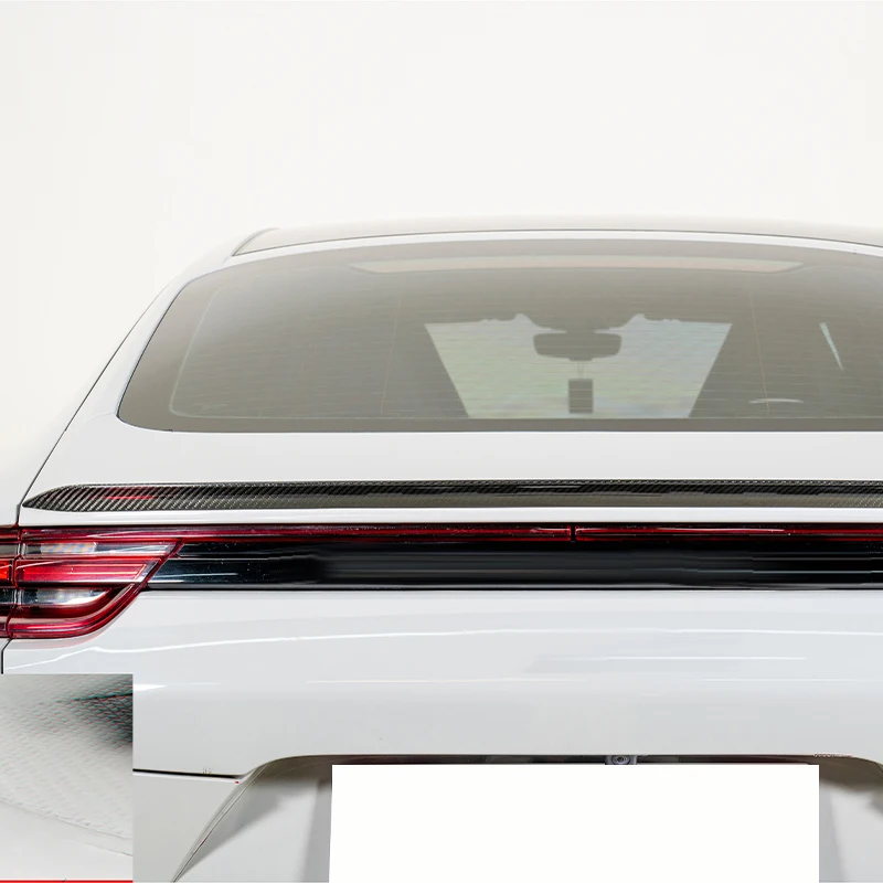 

For Porsche Panamera 971 2017-2023 Carbon Fiber KDA Style Car Rear Mid Spoiler modified car accessories decoration