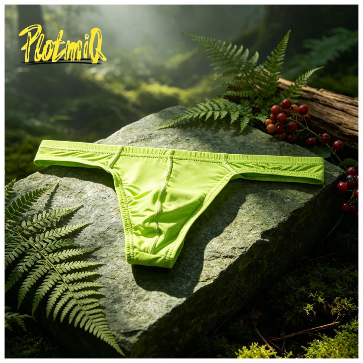 2PCS Low Rise Sexy Men Thongs Light Purple Smooth Fabric Thin Elastic Waistband 3D Support Pouch Moisture Trendy Mens Thongs