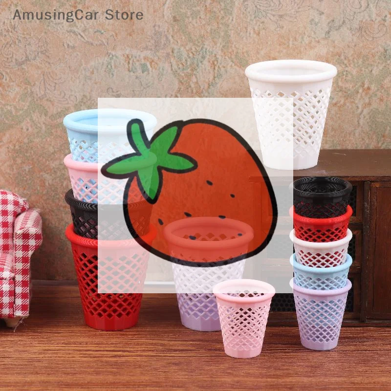 نموذج صندوق قمامة مجوف مصغر بمقياس 1/12 لديكور بيت الدمى #4