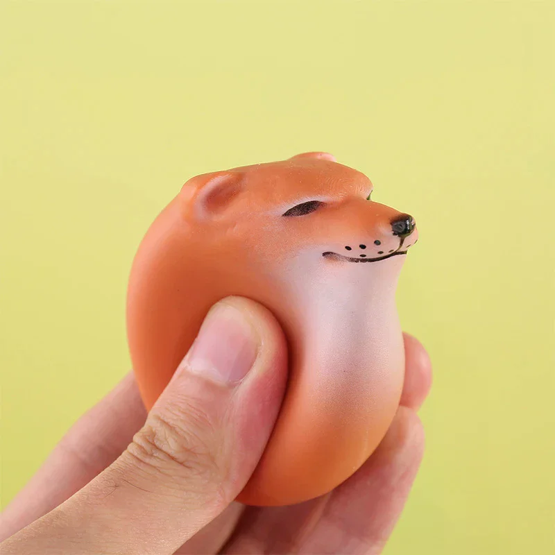 Creative Shiba Inu Realistic Egg Shape Pvc Desk Decor Dog & Egg Union Decorations for Home Offices Fun Christmas Gifts