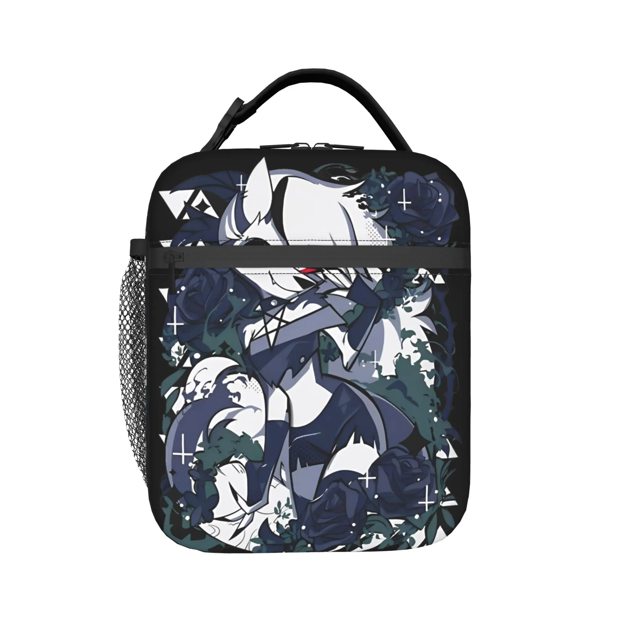 Loona Insulated Lunch Bag Cooler Bag Reusable,Lunch Container Black Comedy Leakproof Lunch Box Tote Girl Boy School  Travel
