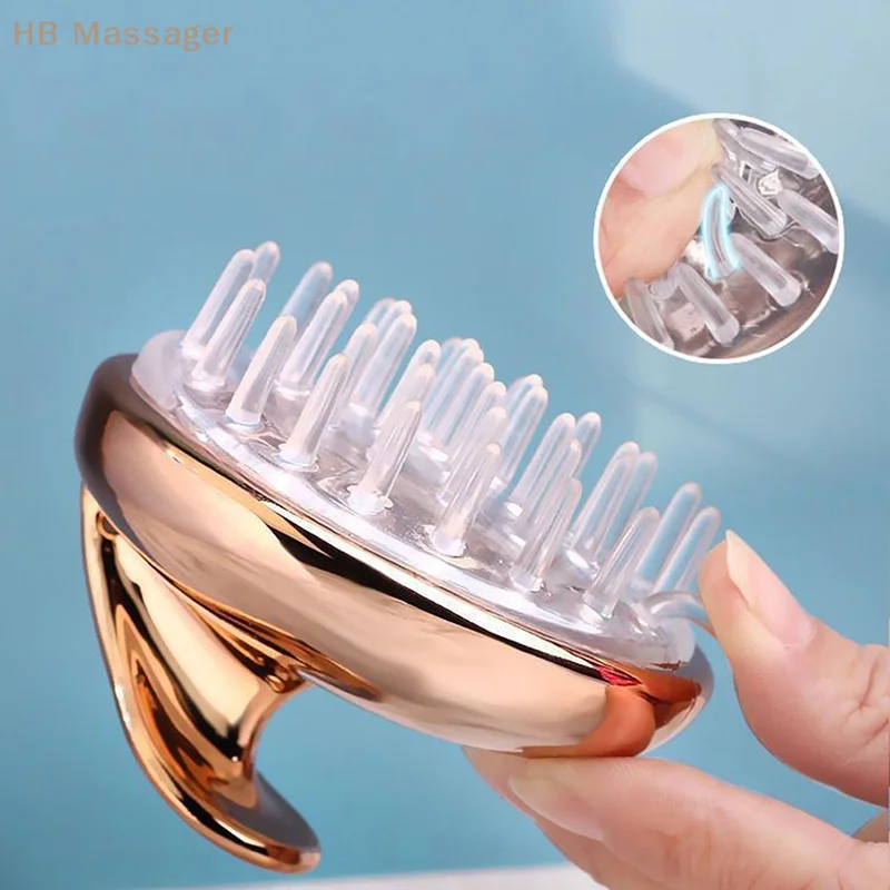 Shampoo Brush Scalp Relax Massage Shampoo Care Scalp Grooming Hair Massager