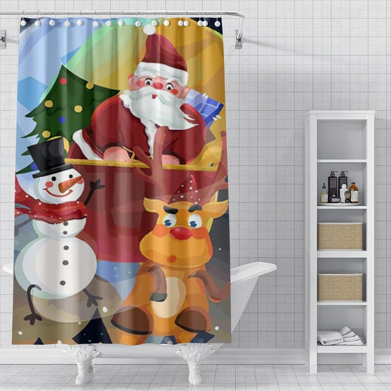 Home shower curtains for bathroom waterproof fabric bathroom Curtains Anime animal style modern shower curtain 180x200 90x180