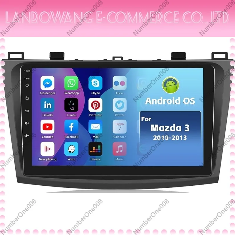 Android Multimedia Large Screen Car GPS Navigation Player Compatible for 2012 Mazda 3 Axela Upgrade