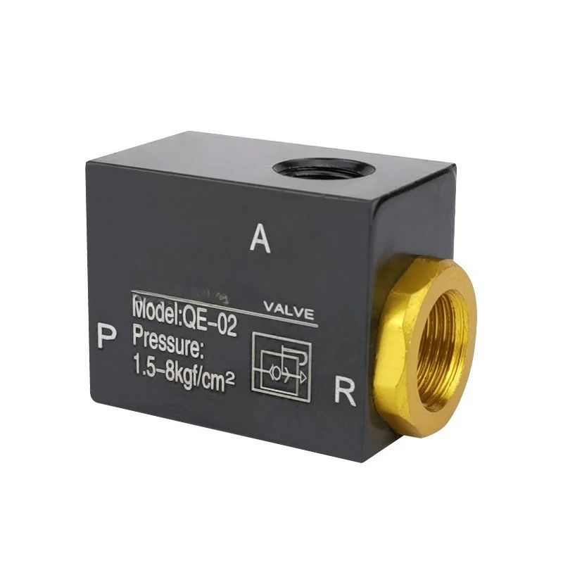 Пневматический быстрый выпускной клапан QE-01/02/03/04 2 точки 3 точки 4 точки