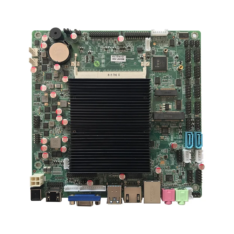 ELSKYCost‑effective M335FIntegrated Industrial Motherboard J3355 CPU DDR3 8GB Fanless Triple Display for Advertising POS Machine